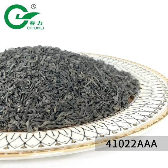 Premium China Gunpowder Green Tea 3505c with Natural Mint Flavor