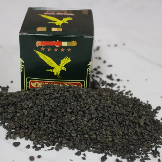 The Tea Manufacturer New Chinese National Gunpowder 3505AAA Green Tea Organic Tea with Free Sample for Africa