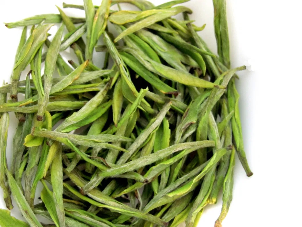 Premium China Anji White Tea Loose Leaf Single Bud Chinese Anji Bai Cha Green Tea Leaves