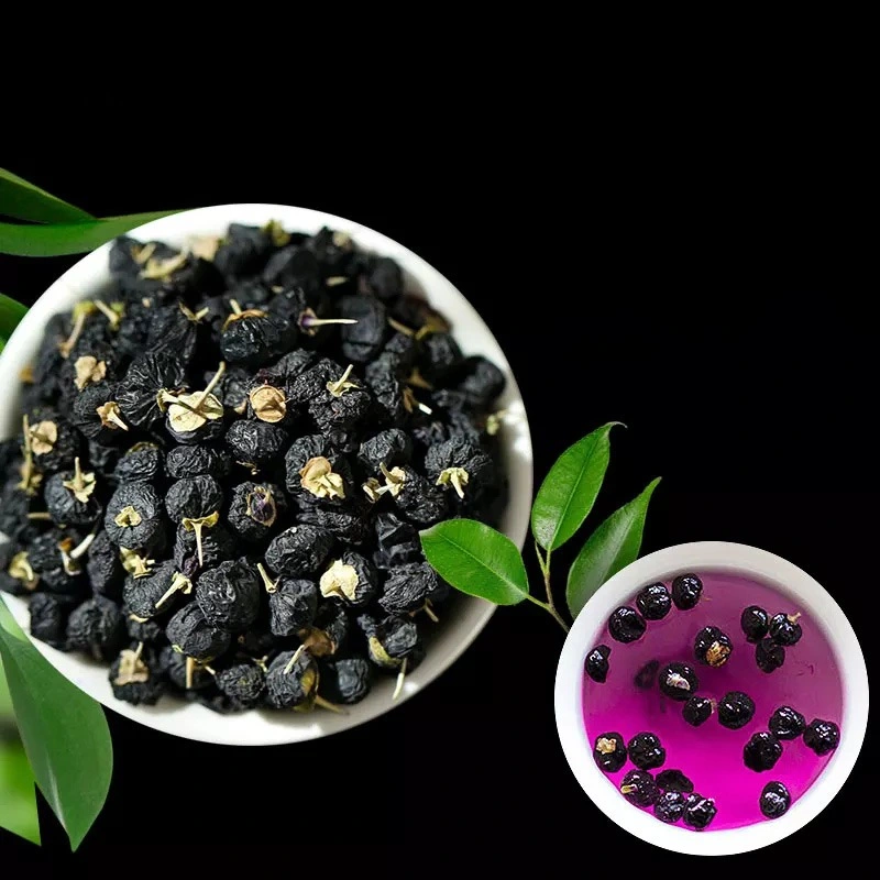 Chinese Natural Dried Fruit Wild Black Wolfberry Black Goji Berry Tea