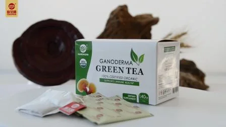 Free Sample Premium High Quality Wholesale 100% Organic Reishi Mushroom Lingzhi Extract Green Tea Bag Ganoderma Tea